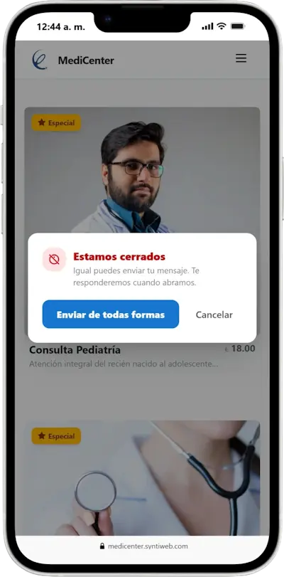 Estado de negocio cerrado